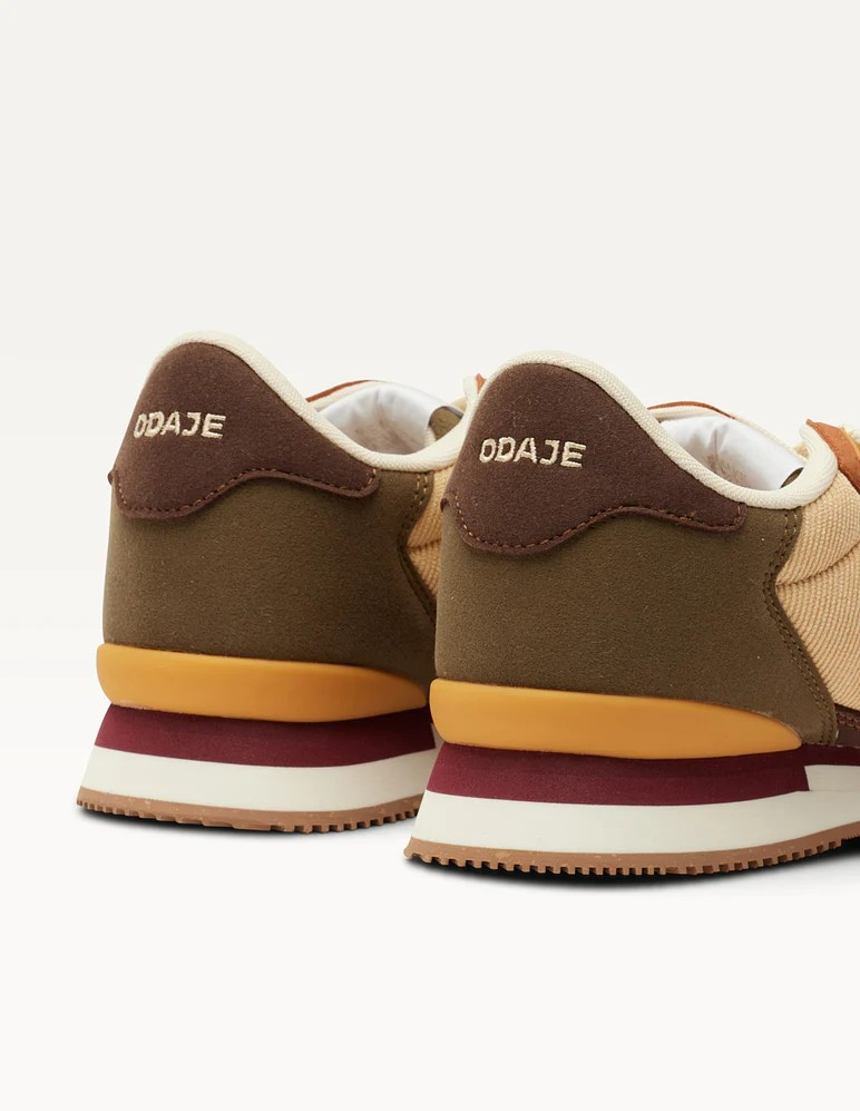 Andrée - Marron beige bordeaux