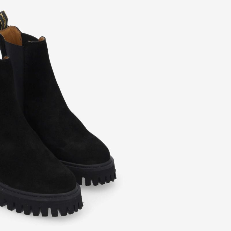 ROTTERDAM CHELSEA W SUEDE BLACK