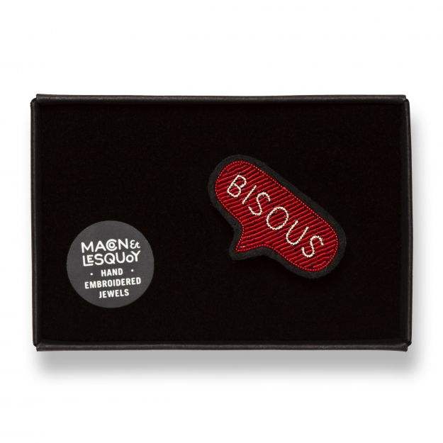 Broche - Bisous Rouge