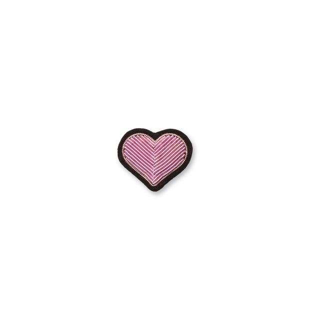 Broche - Coeur Rose