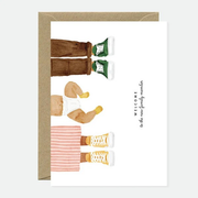 Carte de voeux - The new family member