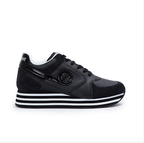 PARKO JOGGER W NAP.PERF/SUEDE BLACK/BLACK