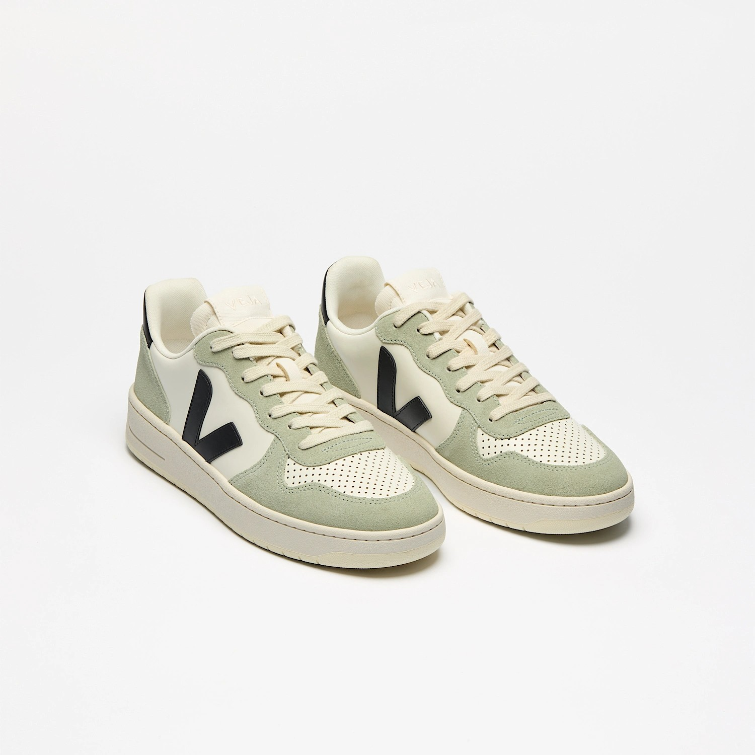 V10 LEATHER PURE BLACK CLAY - HOMME