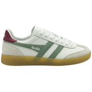 Viper Leather Trainer White/Green Mist/Cerise/Gum