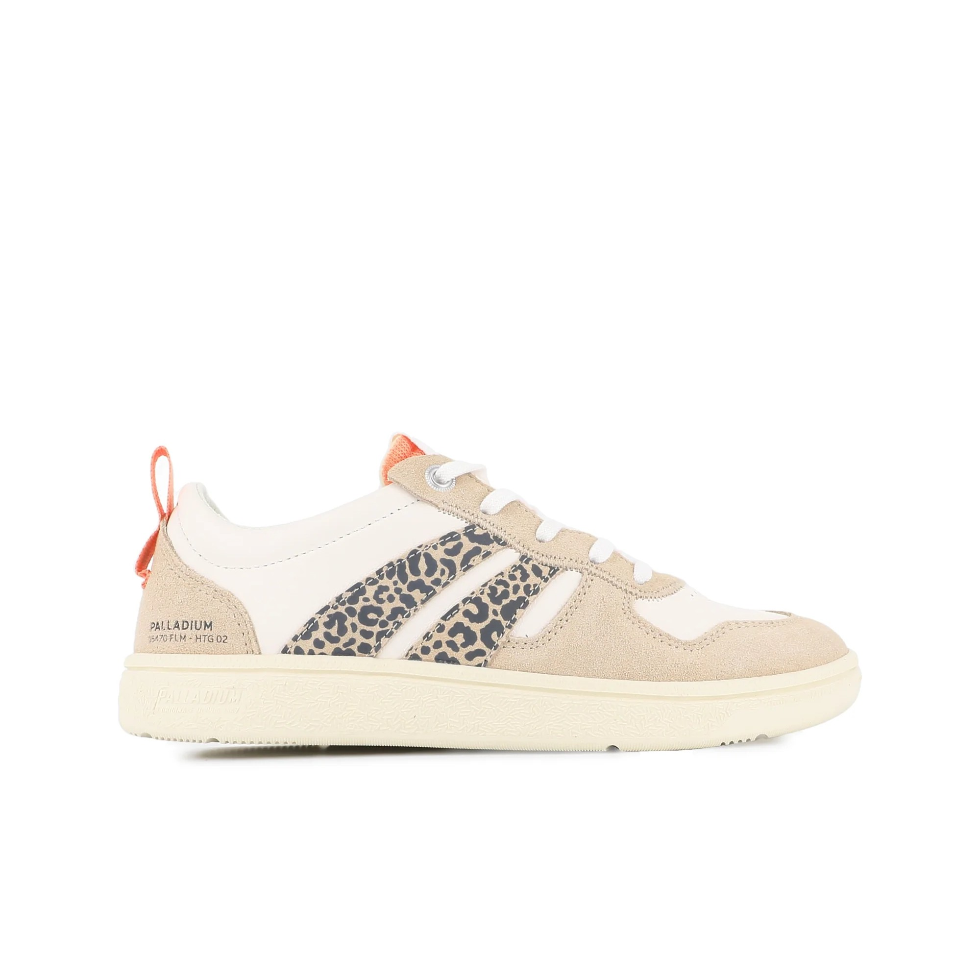 PALLACUP FLAME LEATHER CREAM/SAND LEOPARD