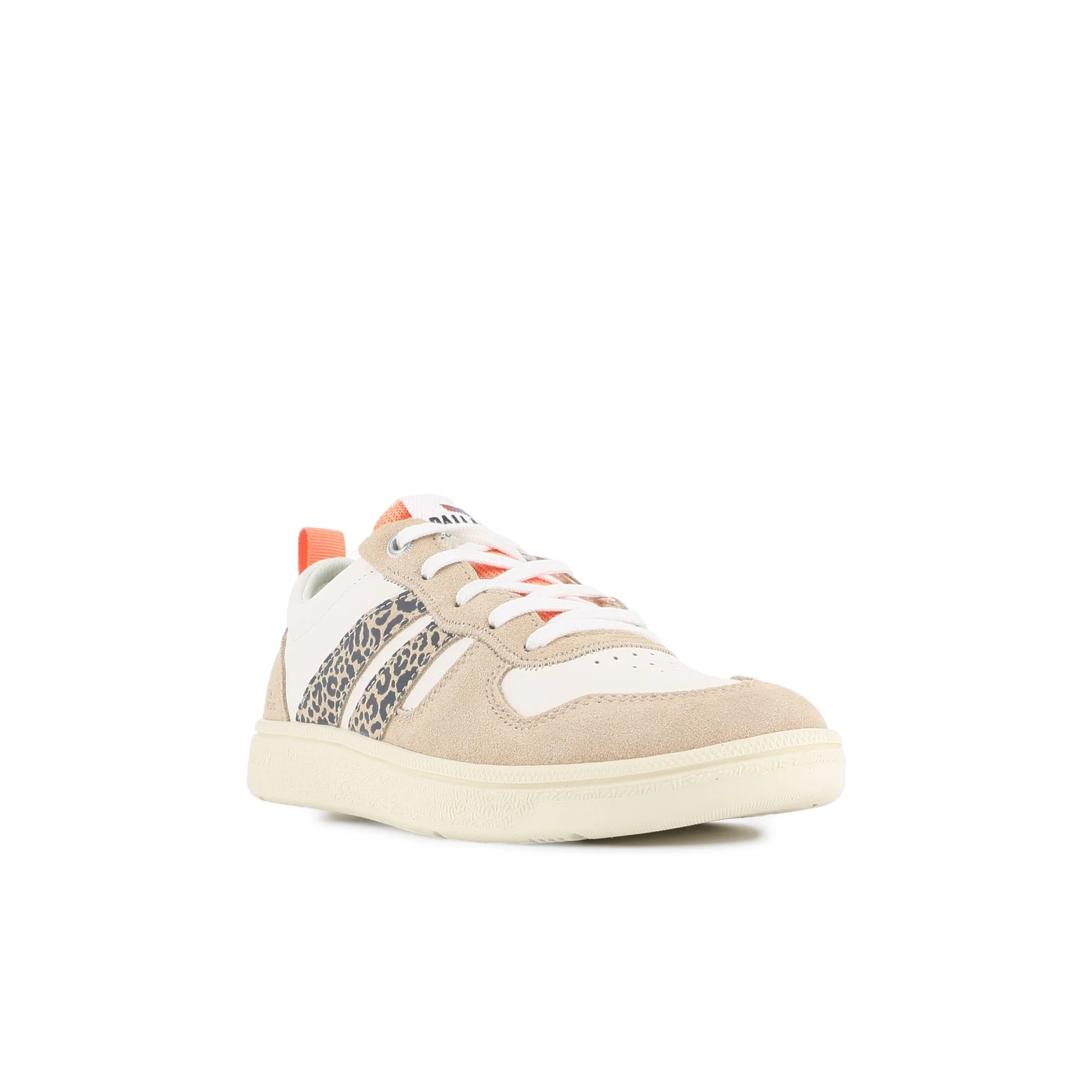 PALLACUP FLAME LEATHER CREAM/SAND LEOPARD