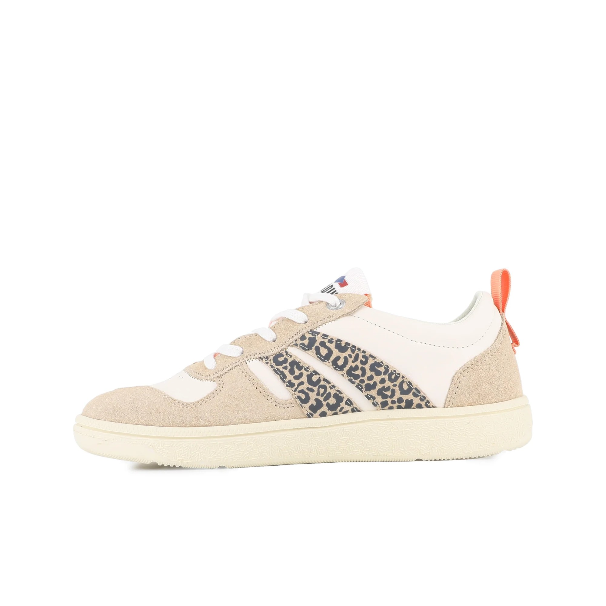 PALLACUP FLAME LEATHER CREAM/SAND LEOPARD