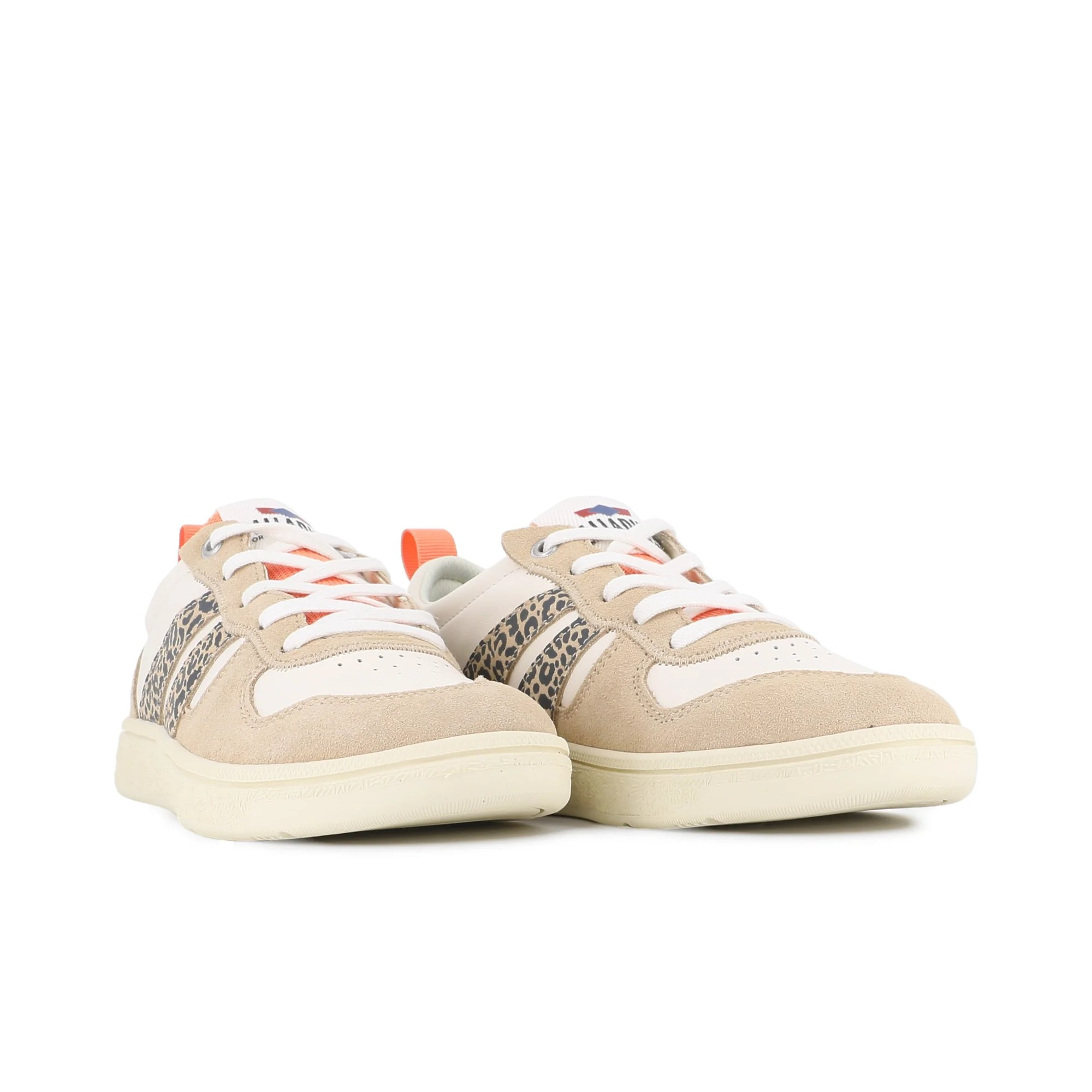 PALLACUP FLAME LEATHER CREAM/SAND LEOPARD