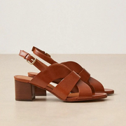 Sandales n°551 - Cuir - Cognac