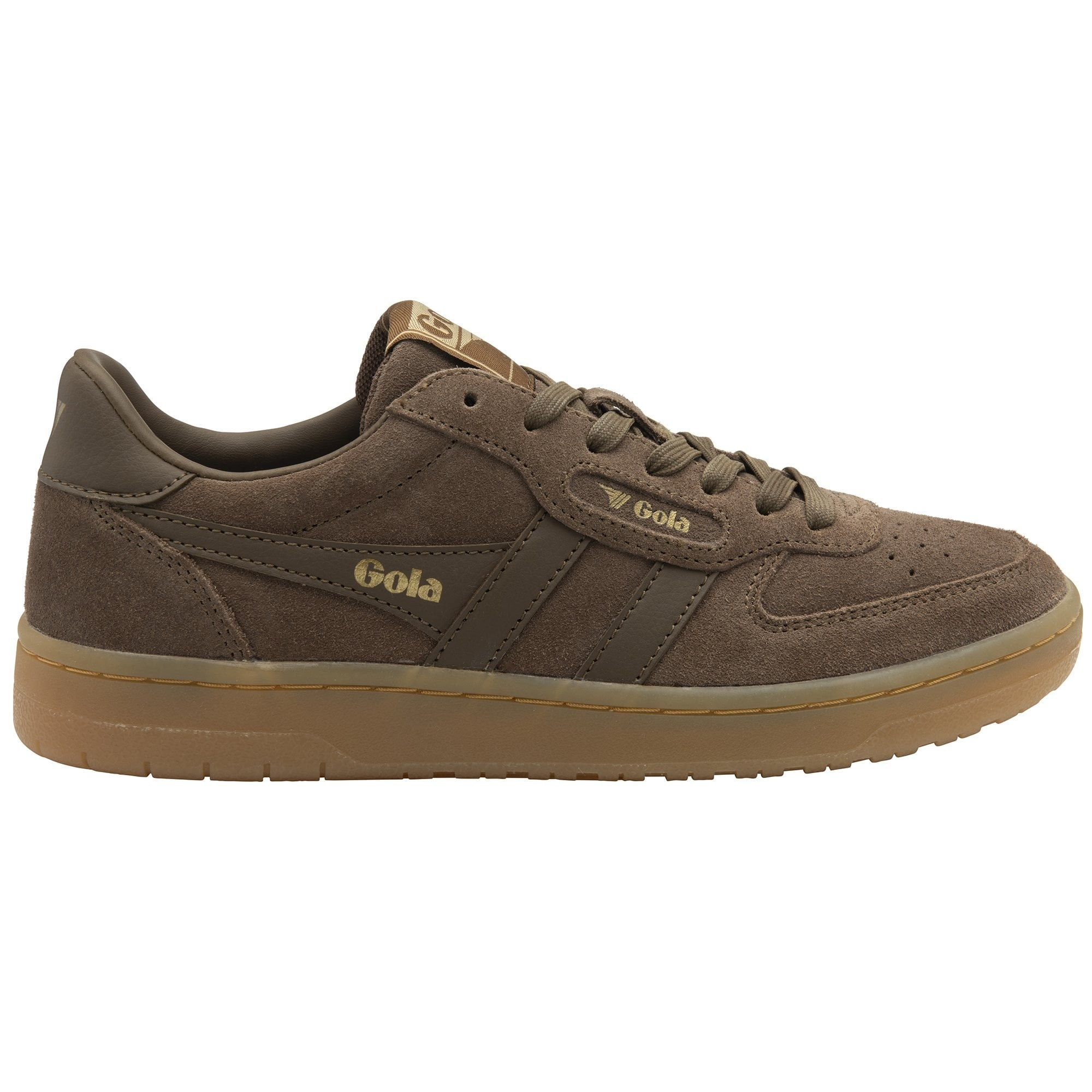 HAWK SUEDE 86 TRAINER OTTER/GUM