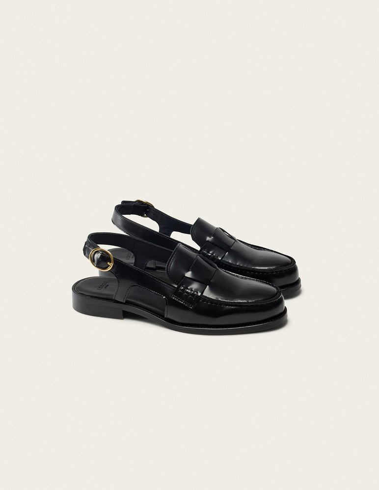 Mangsa - Cuir box noir