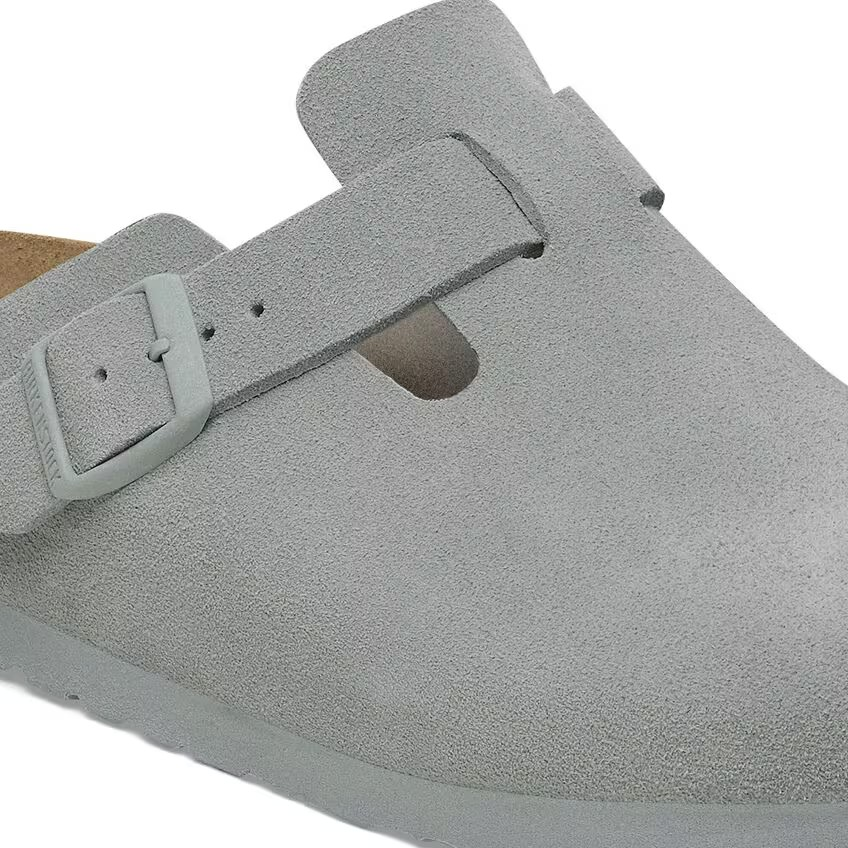Boston - Suede Pure Sage - Etroite