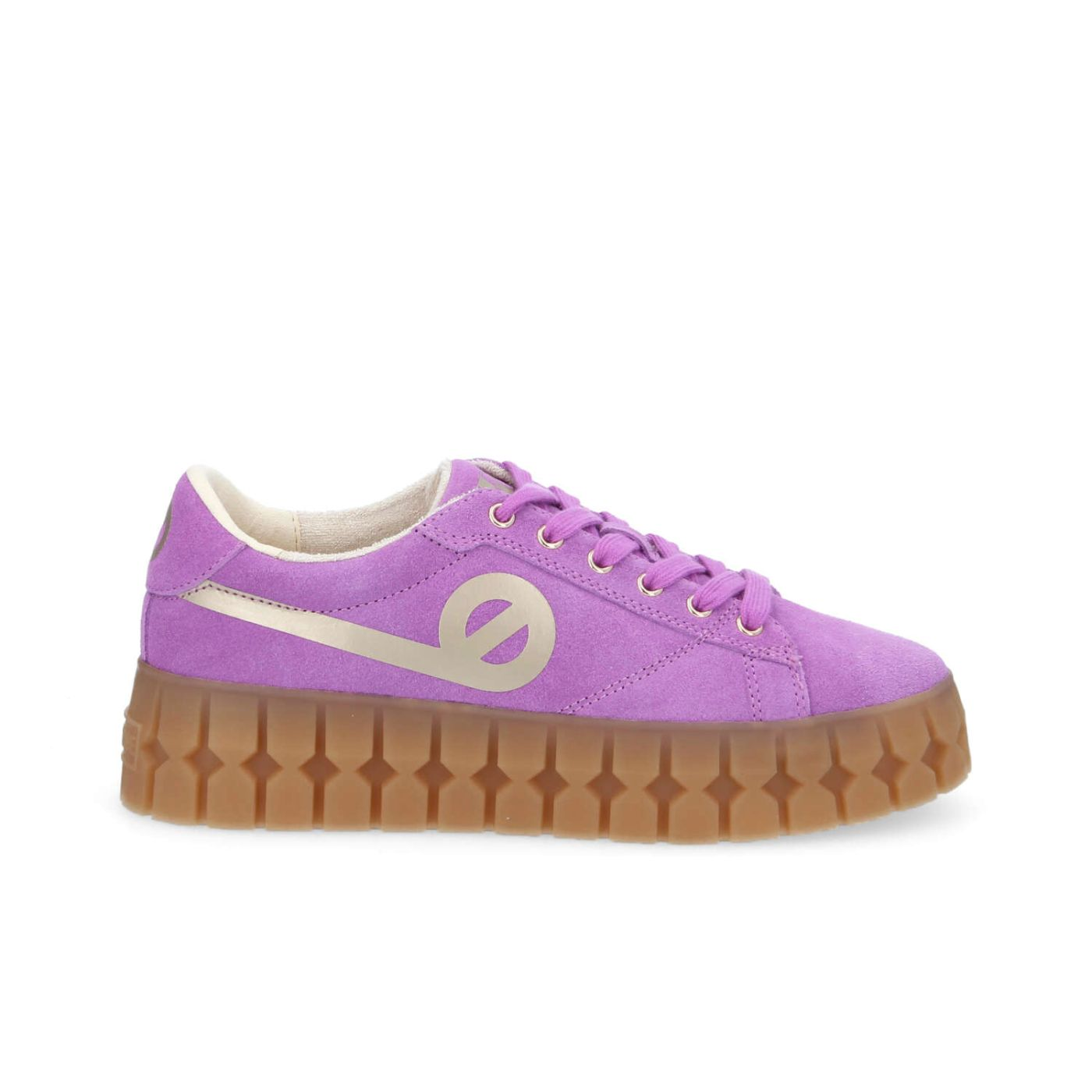 PLAY SNEAKER W SUEDE/PRINT IRIS/L.GOLD