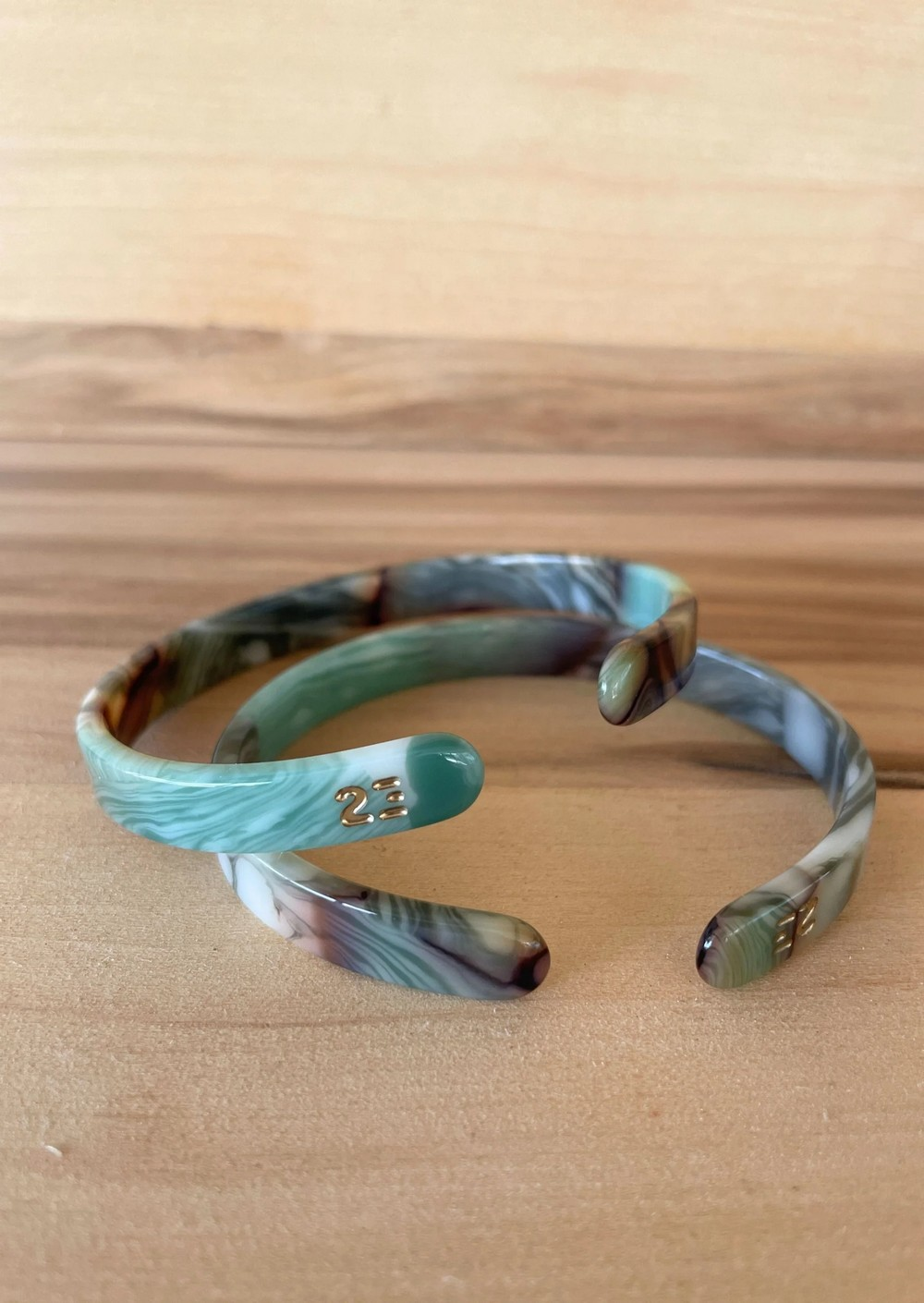 BRACELET JONC FIN - VERT