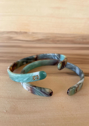 BRACELET JONC FIN - VERT