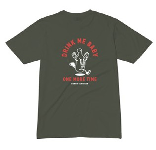 T-SHIRT - DRINK ME - KAKI