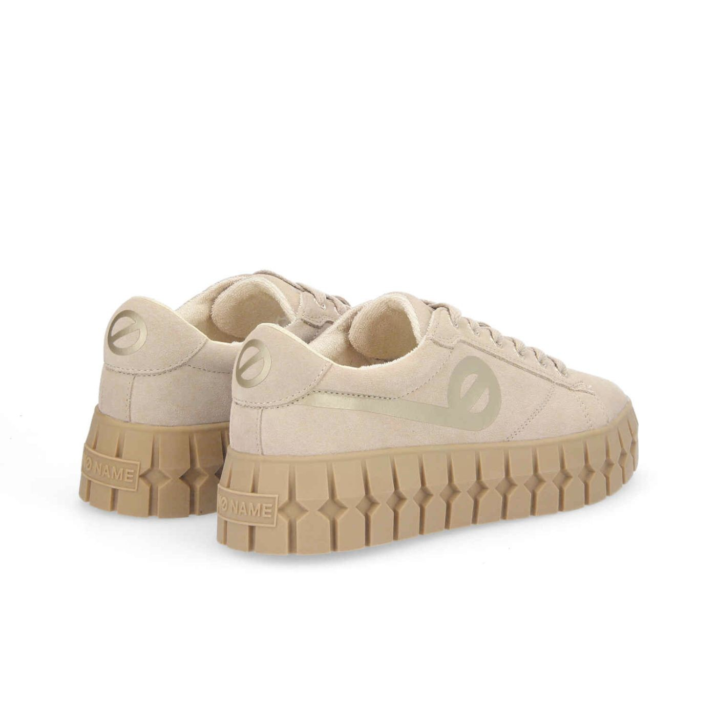 PLAY SNEAKER W SUEDE/PRINT NUDE/L.GOLD