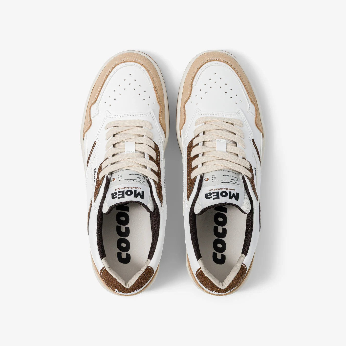 GEN1 - COCO WHITE & BROWN SUEDE