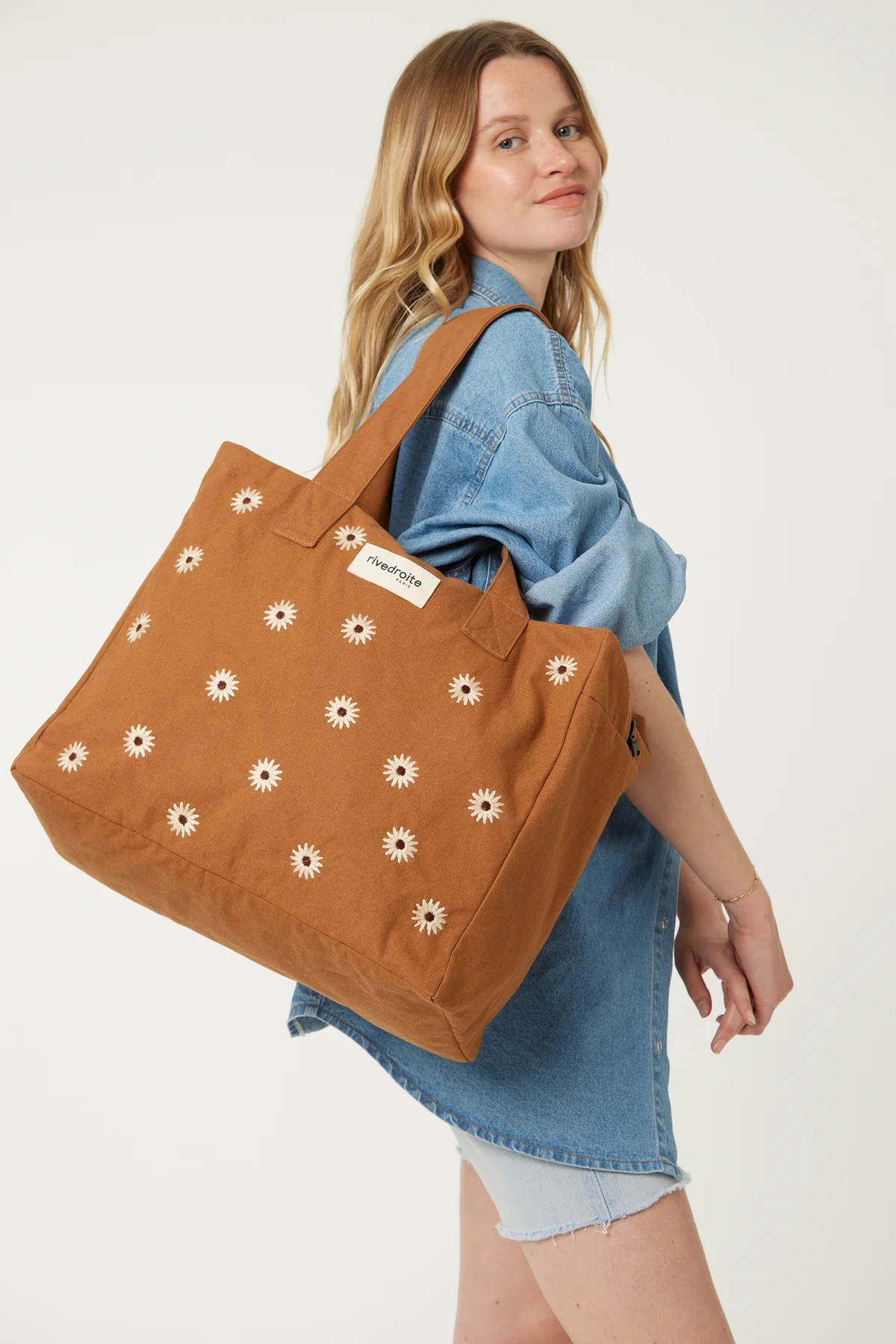 Célestins (Joy&Love25) - Camel broderie Tournesol