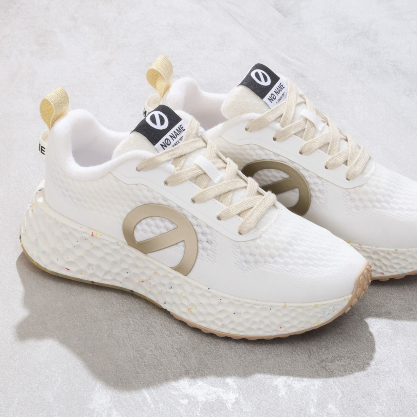 CARTER FLY W MESH RECYC/SIDE WHITE/MAT GOLD