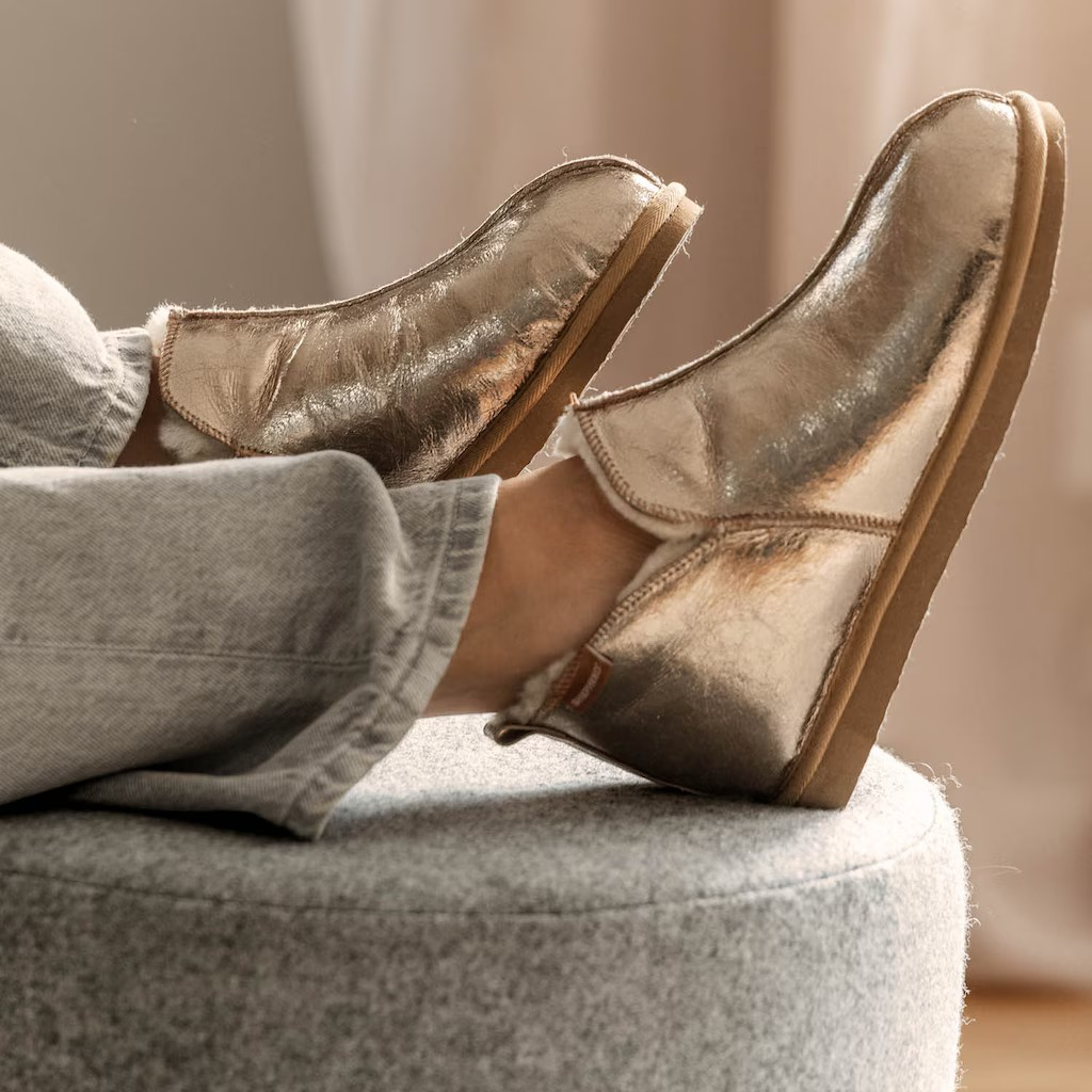 Annie slippers Gold