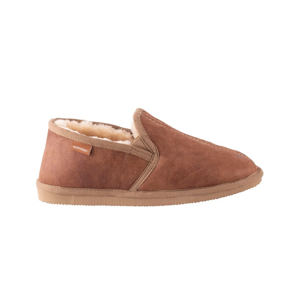 Bosse slippers Antique cognac