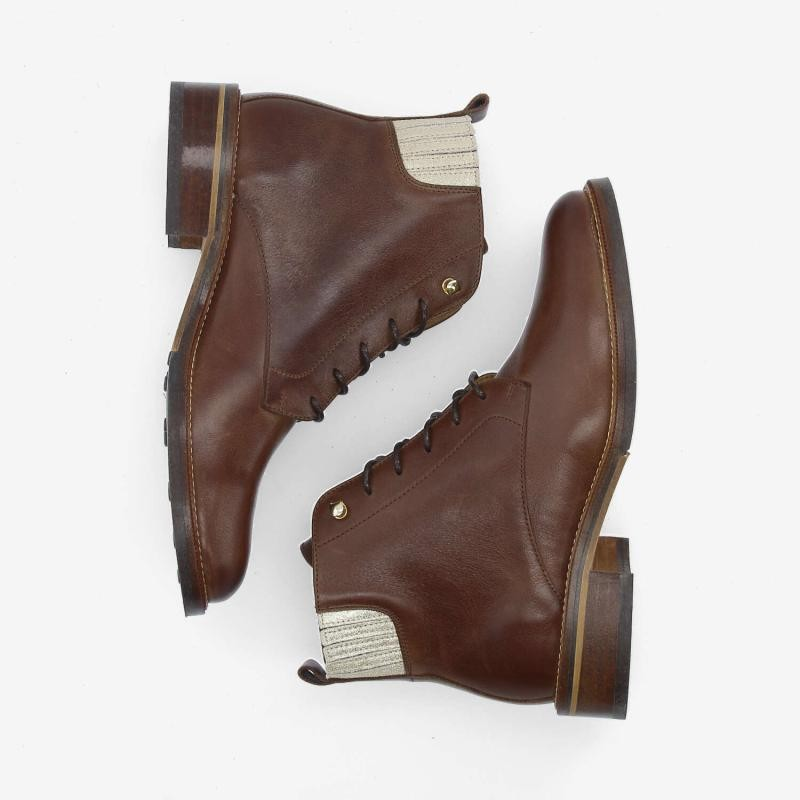 CANDIDE DESERT BOOTS NAPPA DARK BROWN