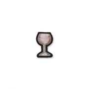Broche - Verre de Rosé