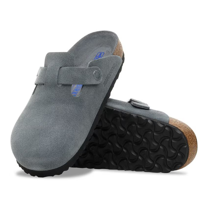 Boston - Lit de pied souple - Basalt Gray Tonal - Etroite