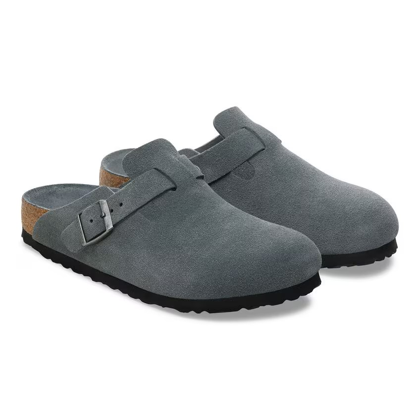 Boston - Lit de pied souple - Basalt Gray Tonal - Etroite