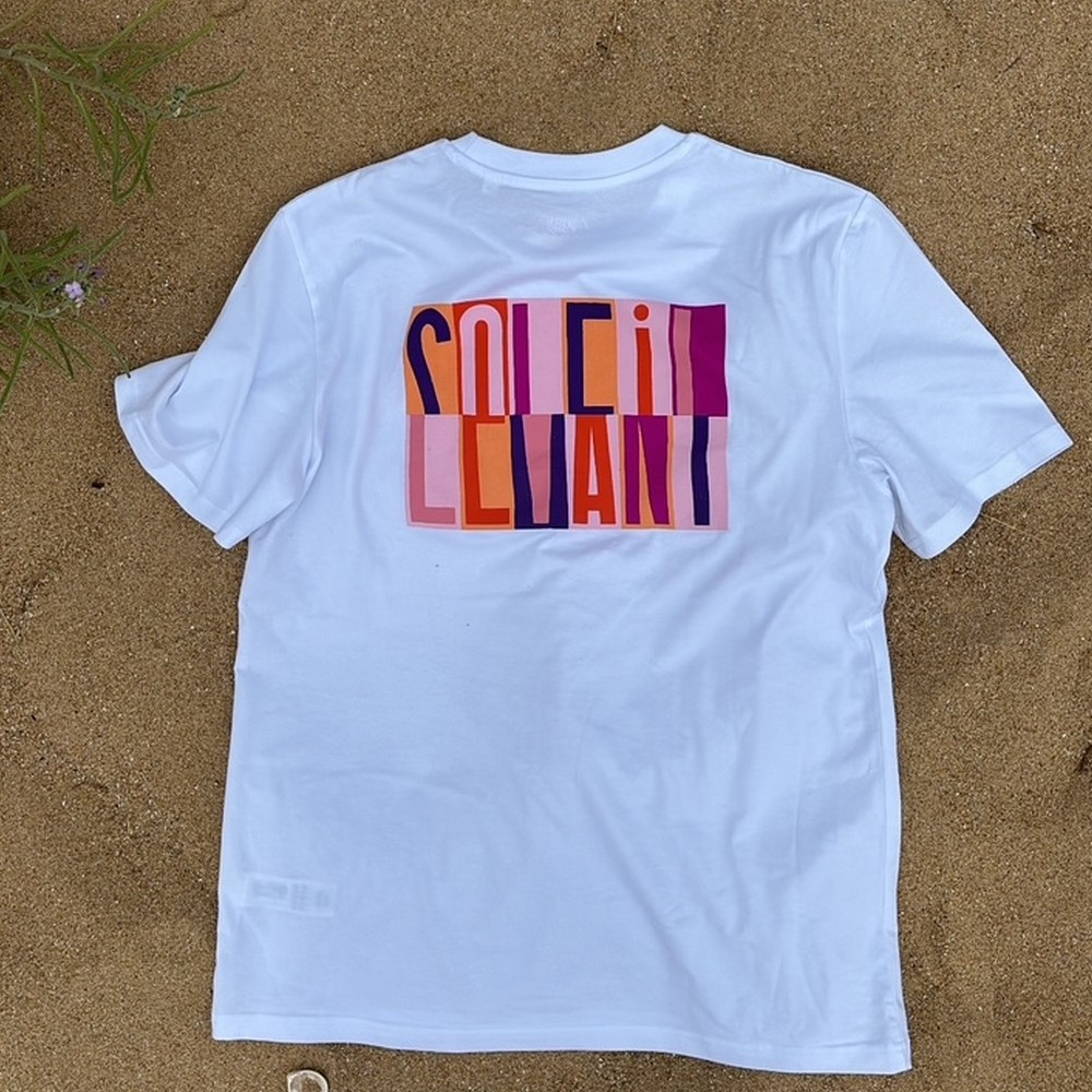 T-Shirt Soleil Levant - Blanc