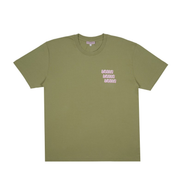 T-shirt Bisous X3 Back Army Green