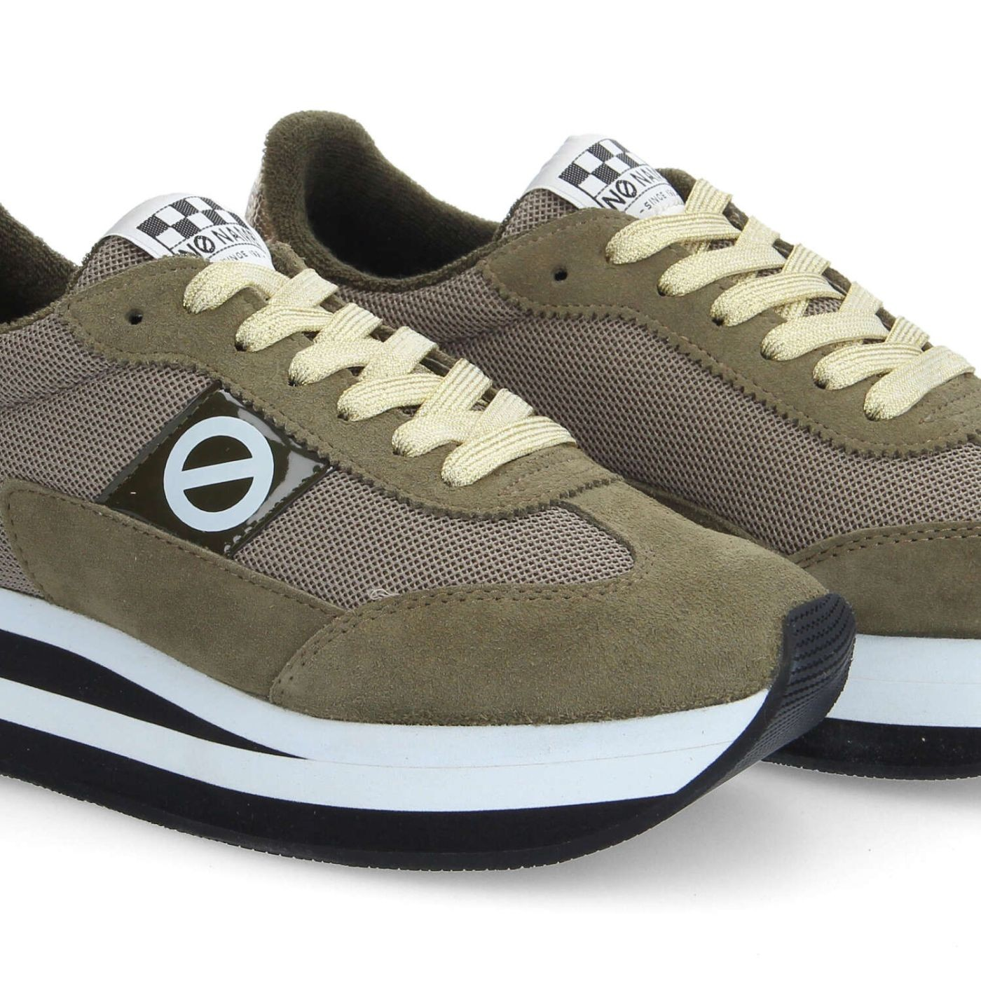 FLEX M JOGGER W SUEDE/KNIT/MARS WOODBINE/ARMY/L.GOLD