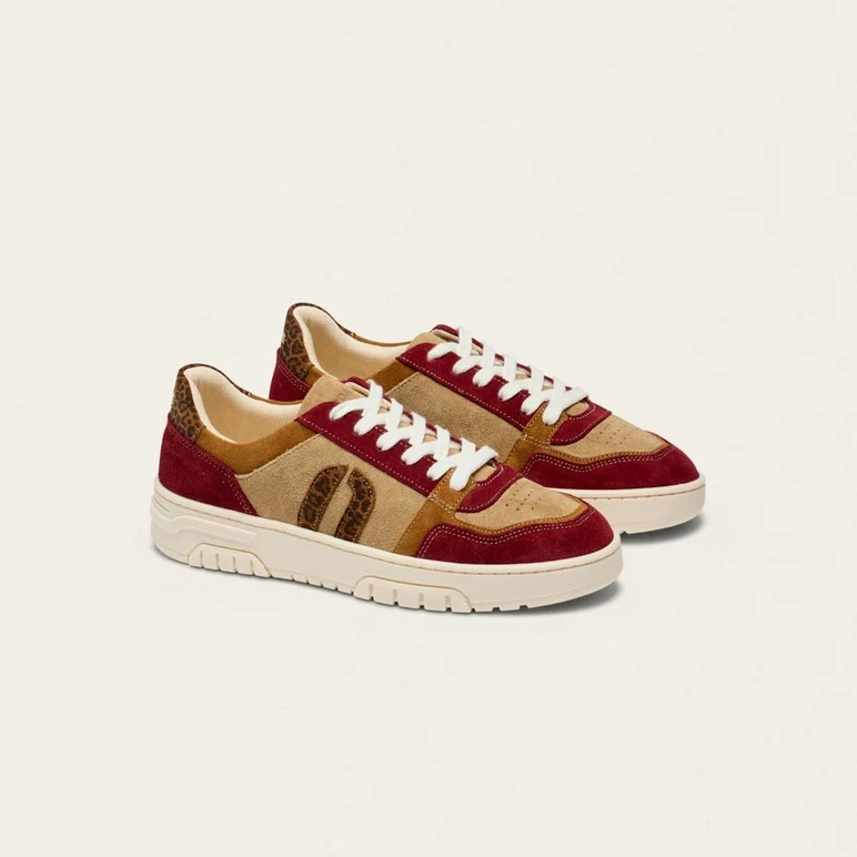 Nora - Bordeaux camel beige