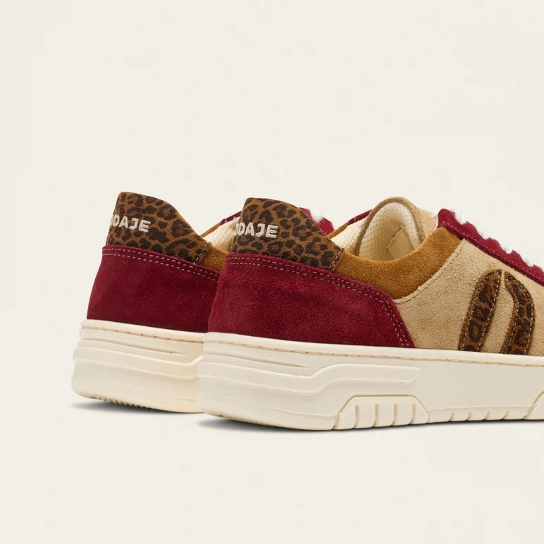 Nora - Bordeaux camel beige