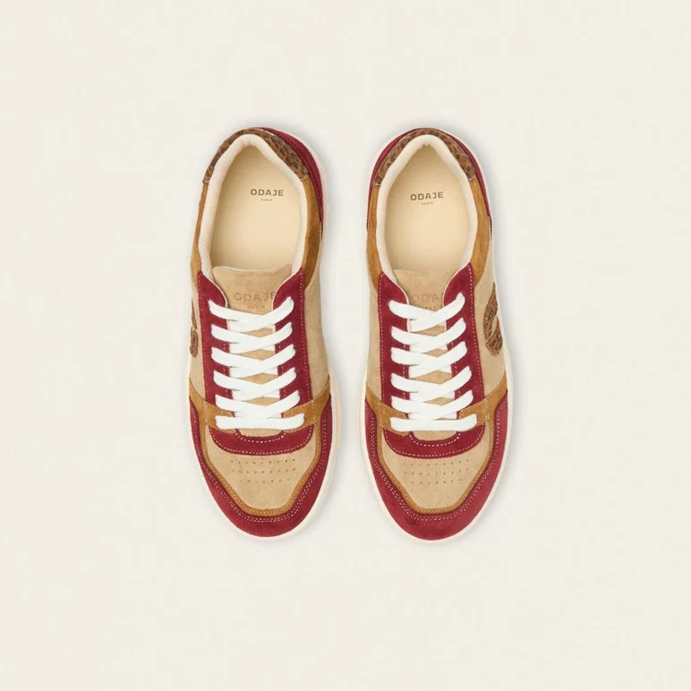 Nora - Bordeaux camel beige