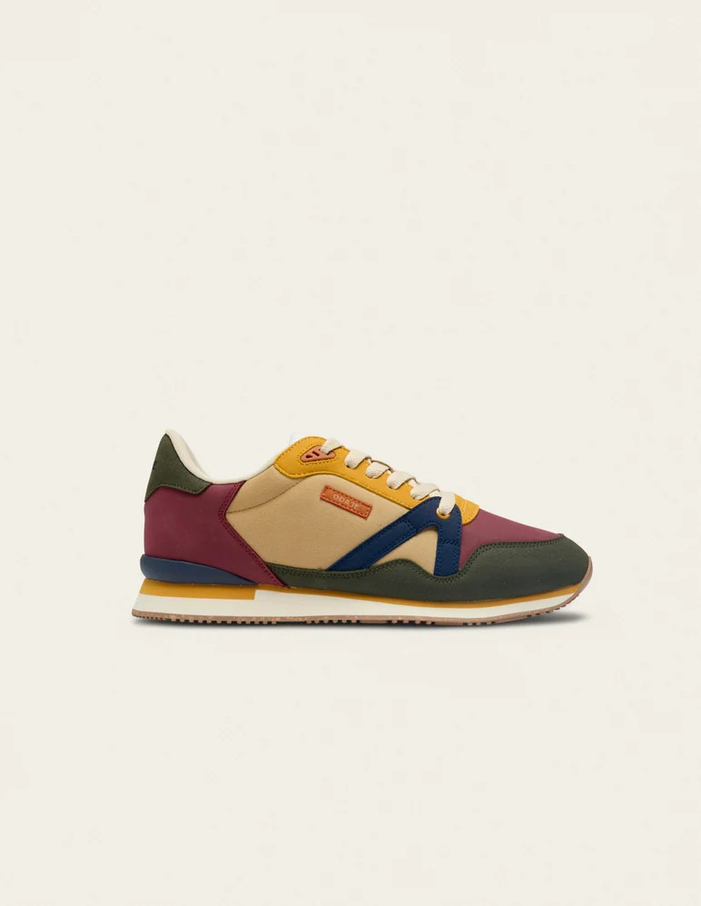 André - Kaki bordeaux moutarde