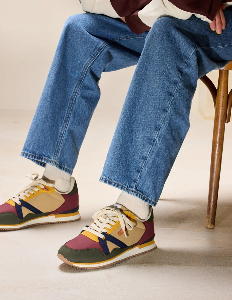 André - Kaki bordeaux moutarde
