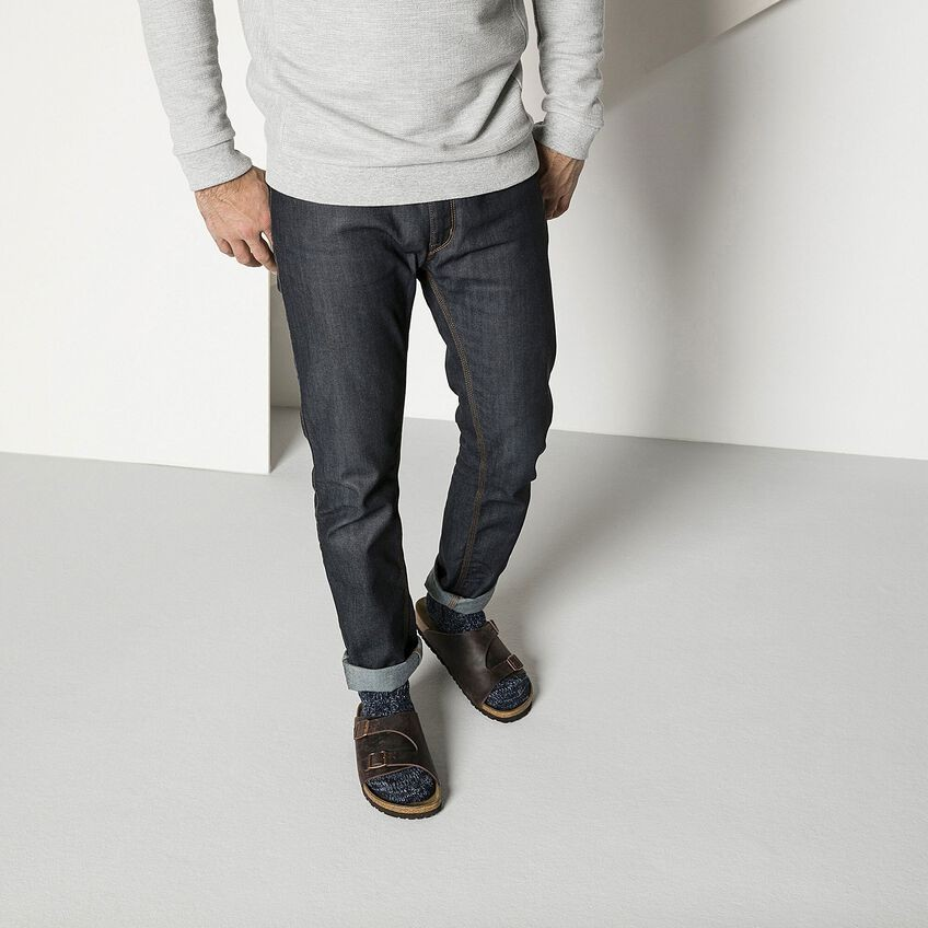 Chaussette - Cotton Twist M Blue