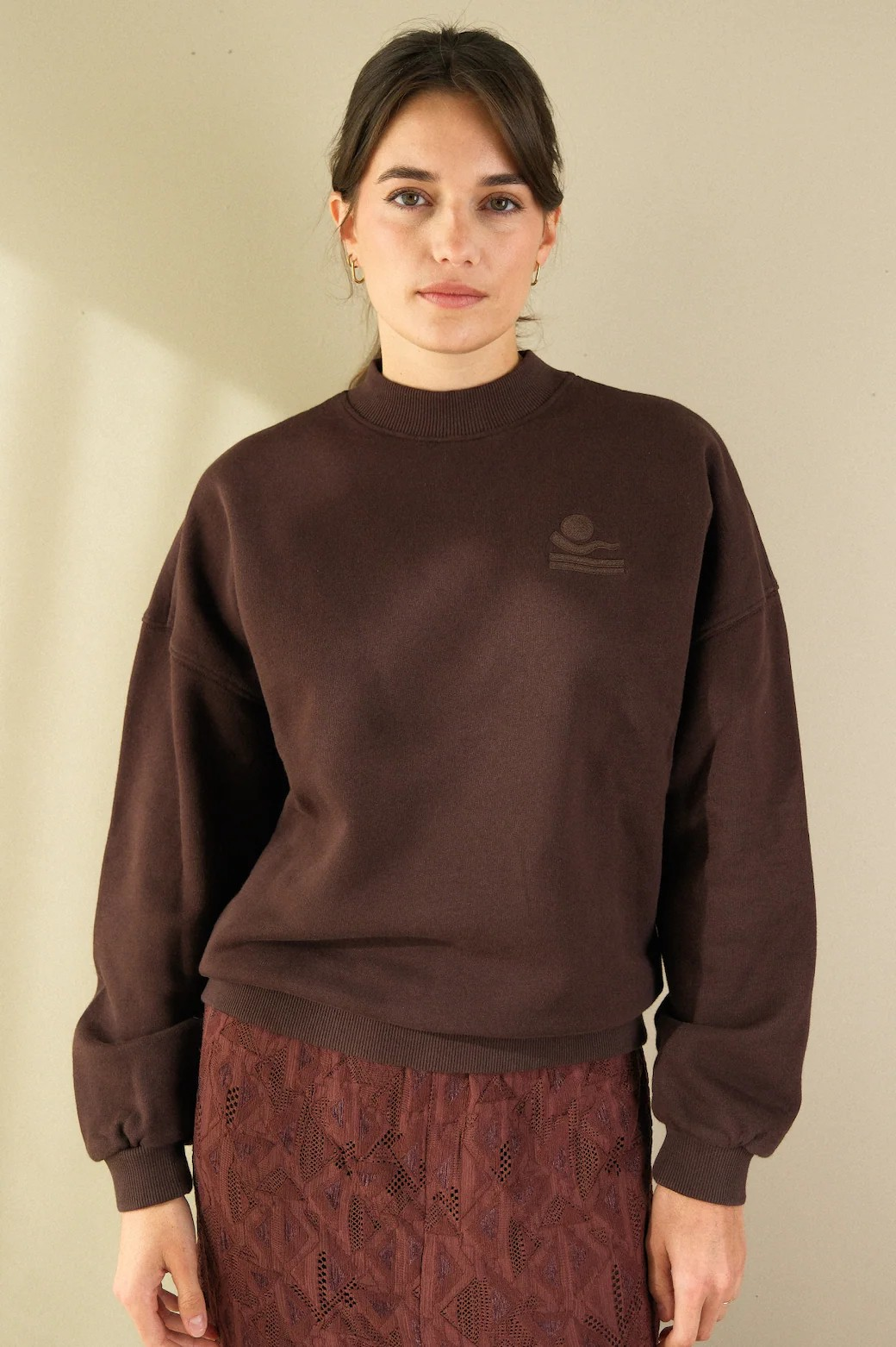SWEAT SALTY CHOCOLAT - FEMME