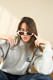 SWEAT SALTY GRIS CHINE - FEMME