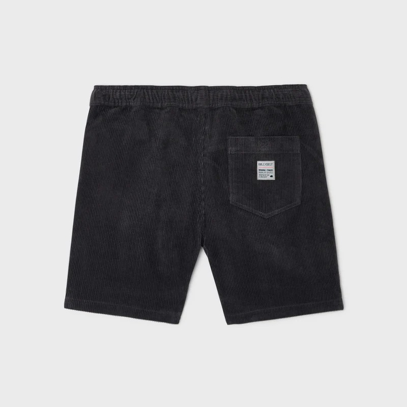 Short en velours - Anthracite