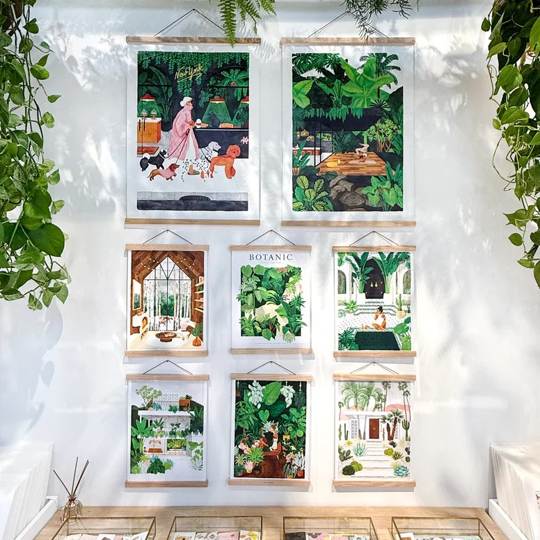 Porte-affiche - Baguettes aimantées en bois de chêne