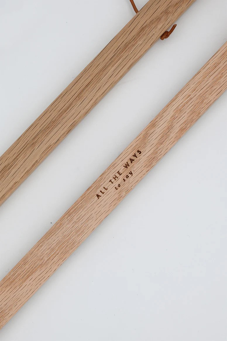 Porte-affiche - Baguettes aimantées en bois de chêne