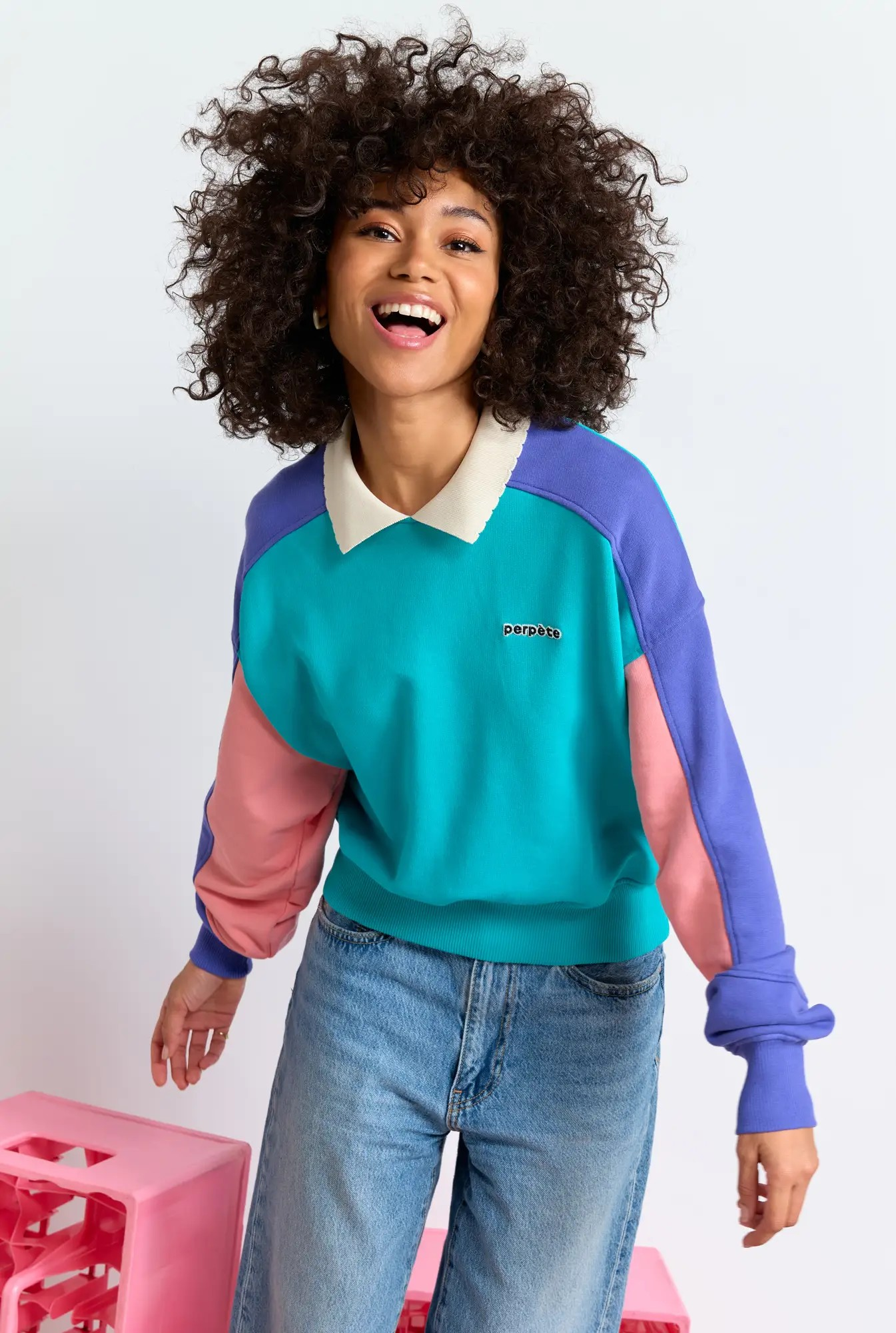 Sweat Mel - turquoise