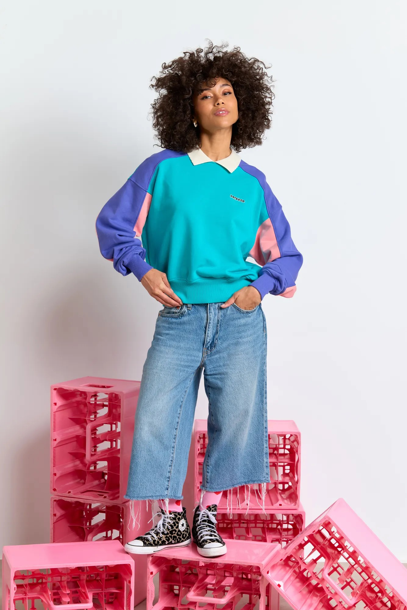 Sweat Mel - turquoise