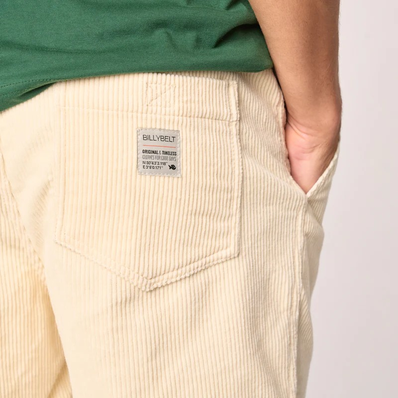 Short en velours - Ivoire