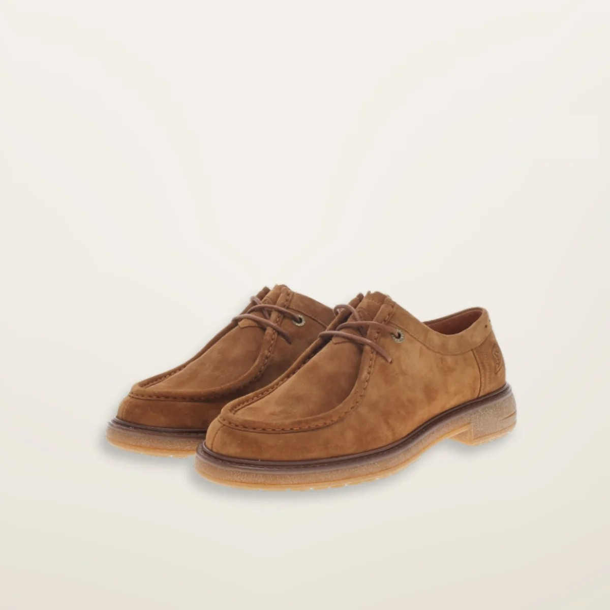 Derbies S3806 - Suede Cognac