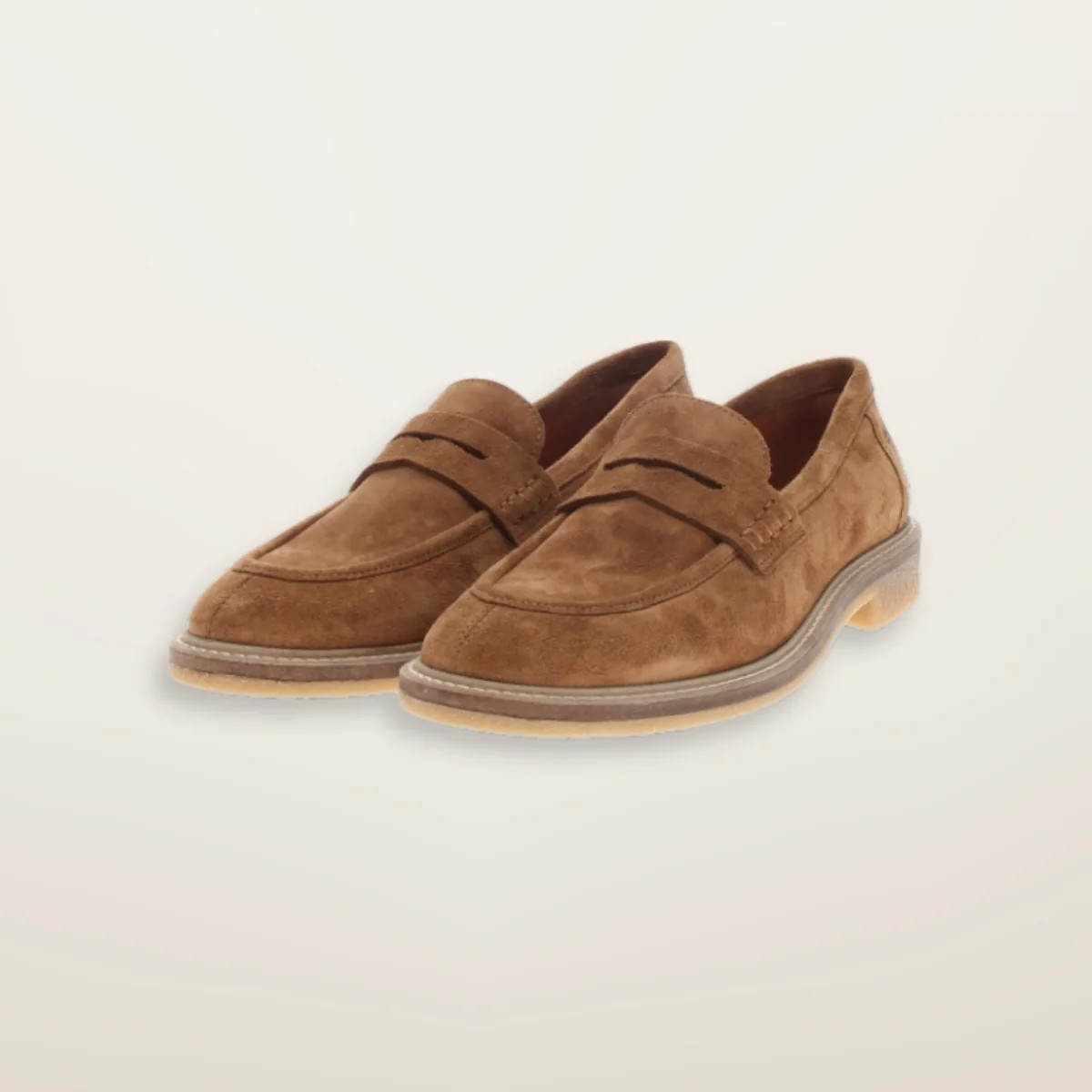 Derbies S3804 - Suede Cognac