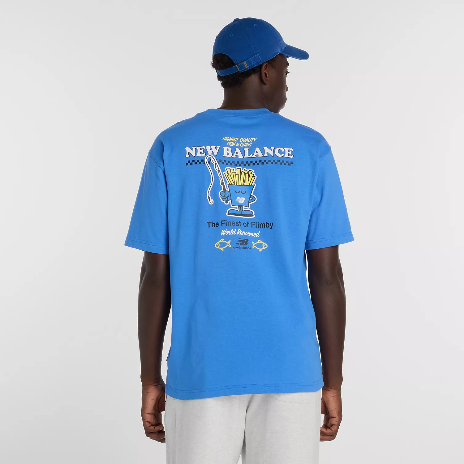 T-shirt Fish and Chips BLUE BIRD